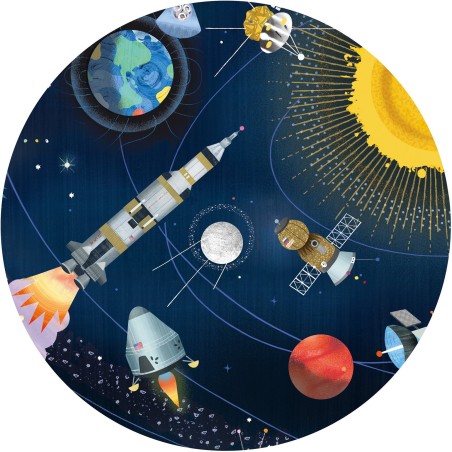 Puzzle Observation – L’Espace + Livret – 200 Pièces - Jeux de société - Djeco
