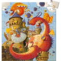 Puzzle silhouette - Vaillant et les dragons - 54 pcs - DJ07256 - Djeco