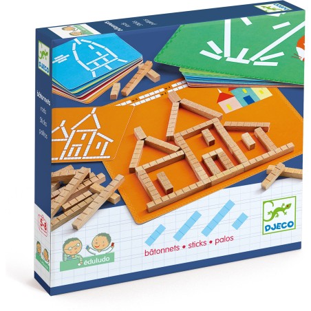 Eduludo - Bâtonnets - Jeu de société - Djeco