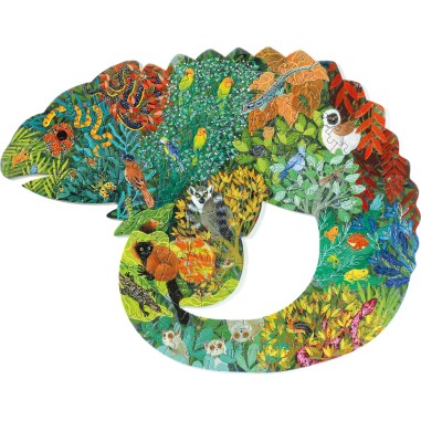 Puzz'art - Chameleon - 150 pièces - Jeux Enfants - Djeco