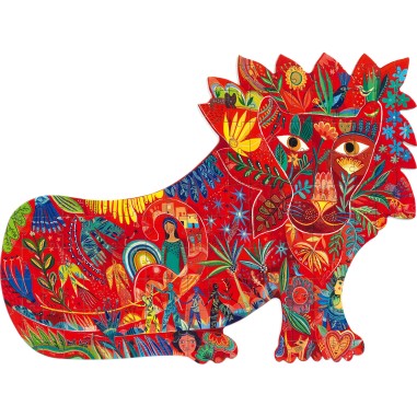 Puzz'art - Lion - 150 Pièces - Jeux de société Enfants - Djeco