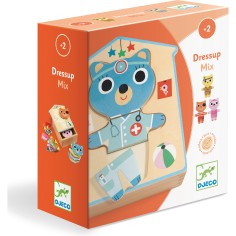 Dressup-mix 6 puzzles de 3 pièces - Djeco 2