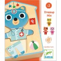 Dressup-mix 6 puzzles de 3 pièces - Djeco