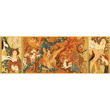 Puzzle Gallery - Dames à la licorne - Jeux classiques - Jeux de société - Djeco