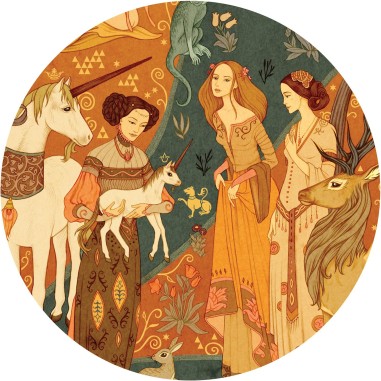 Puzzle Gallery - Dames à la licorne - Jeux classiques - Jeux de société - Djeco