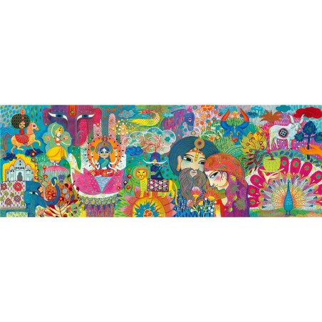 Puzzle Gallery - Magic India - Jeu de société - Djeco