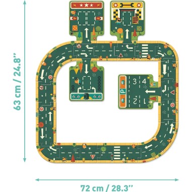 Pop to Play : Routes 21 Pièces - Jeux enfants - Djeco