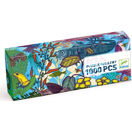 Puzzle Gallery - Land & Sea – 1 000 Pièces - Jeux classiques - Jeux de société - Djeco