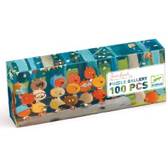 Puzzle Gallery - Forest friends - 100 pcs - Fsc Mix - DJ07636 - Djeco