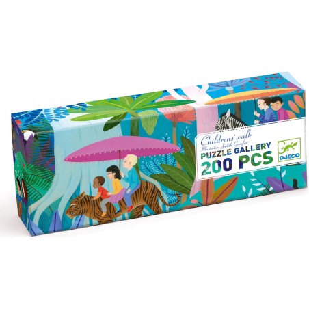 Puzzle Gallery : Children’s Walk – 200 Pièces - Jeux classiques - Djeco
