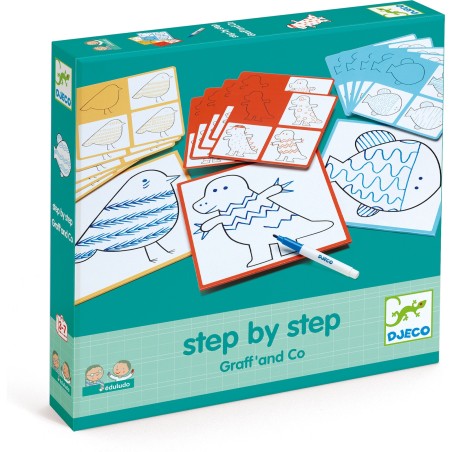 Step by Step - Graff and Co - Jeux de société - Djeco