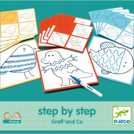 Step by Step - Graff and Co - Jeux de société - Djeco