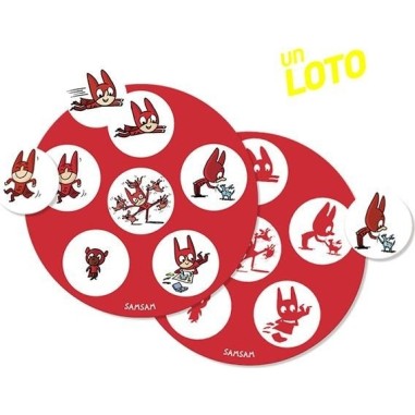 SamSam - Mémo + Loto - Jeux de société Enfants - Bayard Jeux