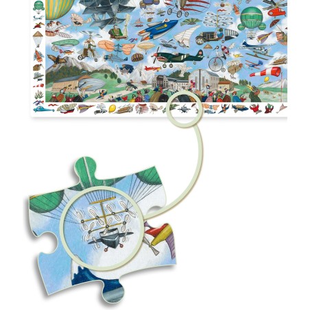 Puzzle Observation : Aéro Club – 200 Pièces - Jeux classiques - Djeco