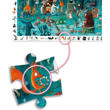 Puzzle Observation - L'Orchestre - 35 Pièces - Jeux de société Enfants - Djeco