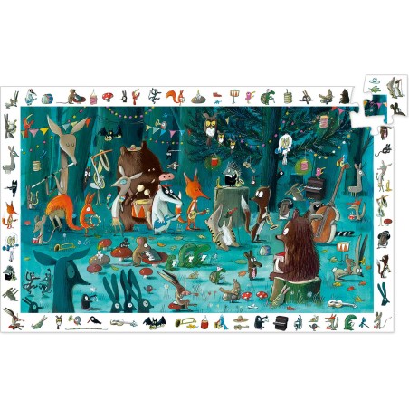 Puzzle Observation - L'Orchestre - 35 Pièces - Jeux de société Enfants - Djeco