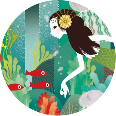 Puzzle Silhouette - Paradis Aquatique - 54 Pièces - Jeux classiques - Djeco