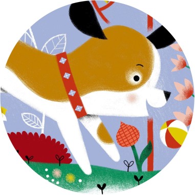 Puzzle Silhouette : Firmin Petit Chien – 24 Pièces - Jeux enfants - Djeco