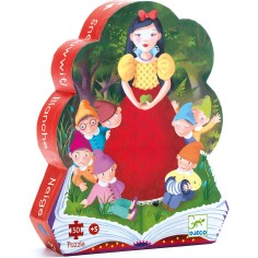 Puzzle Silhouette - Blanche Neige- 50 pièces - Djeco