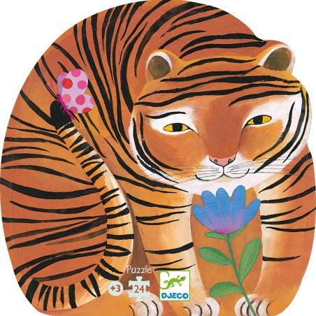 Puzzle Silhouette - La Balade du Tigre - Jeux classiques - Djeco