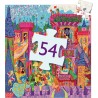 Puzzle silhouette - Château féerique - 54 pcs - DJ07246 - Djeco