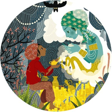 Puzzle Silhouette: Aladin - 24 Pièces - Jeux de société - Djeco