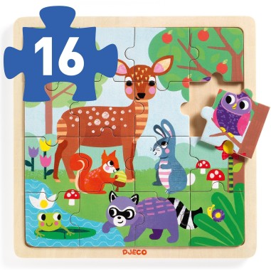 Puzzle Géant Honoré & ses amis - 6 puzzles enfant 3 ans - Djeco
