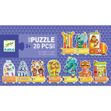 Puzzle - Je Compte - Jeu de société - Djeco