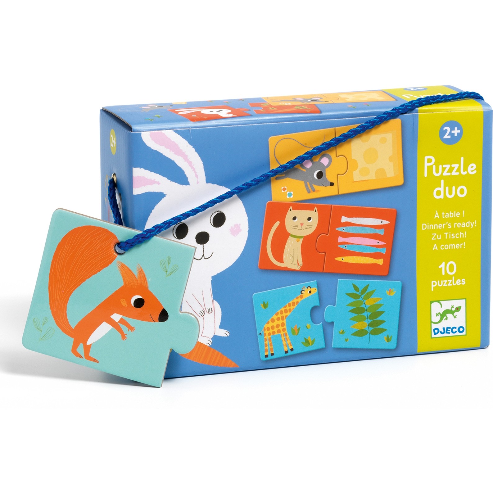 Puzzle duo à table jouet d'éveil et éducatif Djeco