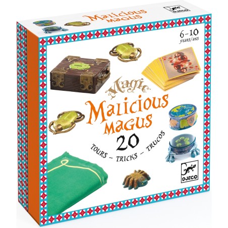 20 Tours de Magie Coffret Malicious Magus dès 6 ans - Djeco