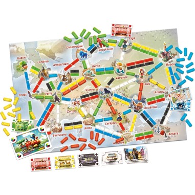 Les Aventuriers du Rail Europe: Mon Premier Voyage - Jeu de société - Days of Wonder