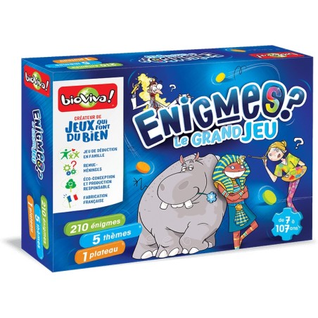 Le Grand Jeu des Enigmes - Jeux de société - Bioviva Editions