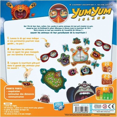 Yum Yum Island - jeu d'adresse coopératif Asmodée - Space Cow
