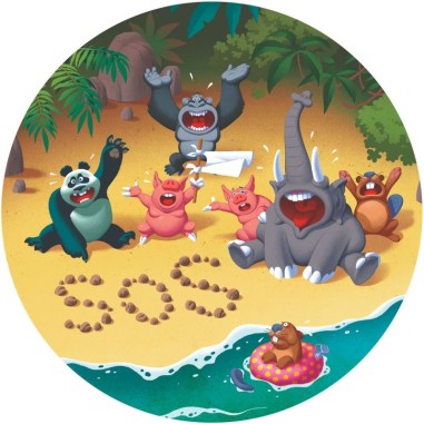 Yum Yum Island - jeu d'adresse coopératif Asmodée - Space Cow