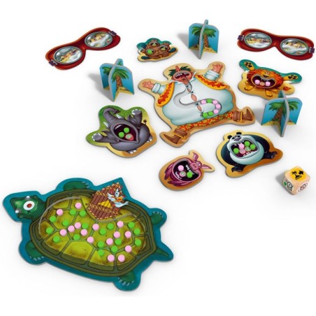 Yum Yum Island - jeu d'adresse coopératif Asmodée - Space Cow