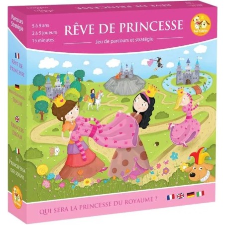 Rêve de princesse - jeu de parcours et de stratégie Zoé Yateka - Zoé Yatéka Créations