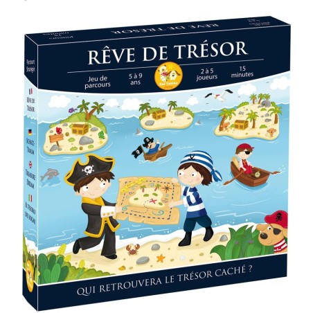 Rêve de trésor - jeu de parcours et de stratégie Zoé Yateka - Zoé Yatéka Créations