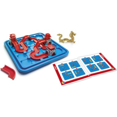 Jeu de réflexion solo : pagodes - Édition du dragon - 80 défis - smart - Smartgames