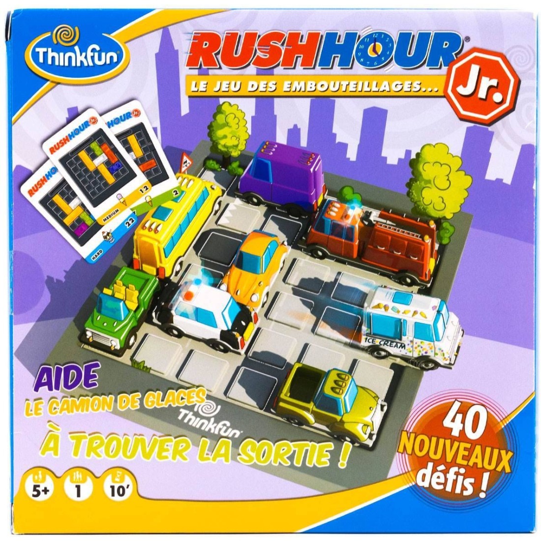 Ravensburger - Jeux de société famille - ThinkFun - Rush Hour Coupièces de  cœur