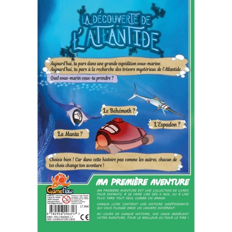 Ma Première Aventure - La Découverte de l'Atlantide - Jeu de société - Game Flow