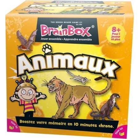 Brain Box - Animaux - Jeu de société - Green Board Game Company - Green Board Games
