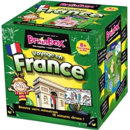 Brain Box - Voyage en France - Jeu de société - Green Board Game Company - Green Board Games