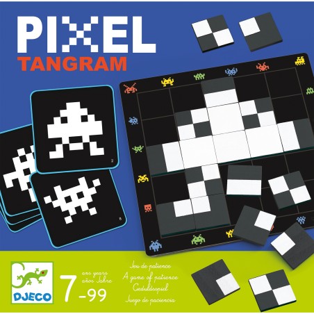 Pixel Tangram - Jeu de société - Djeco