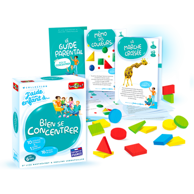 J’aide mon Enfant à bien se concentrer - Jeux de société Enfants - Bioviva Editions