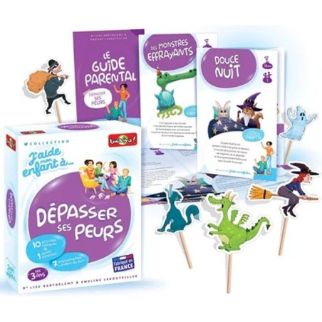 J'aide mon enfant à - Dépasser ses peurs - Jeu de société - Bioviva Editions