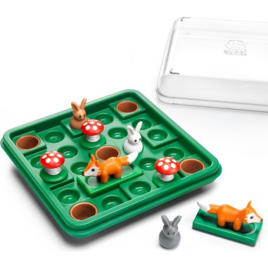 Lièvres & Renards - Jeu de Poche Ludique pour les Enfants - Smartgames