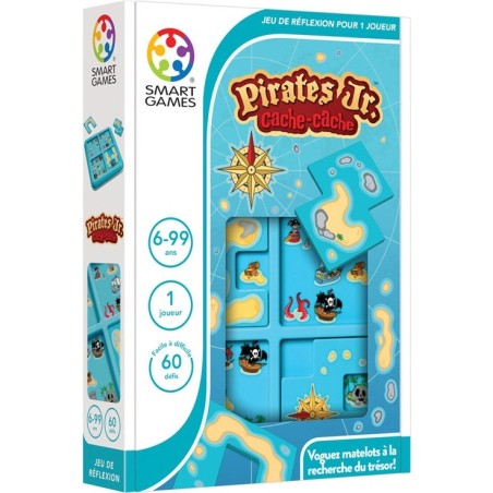 Pirates Jr. Cache-Cache - Jeu de Réflexion 1 Joueur - Smartgames