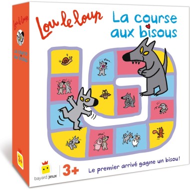 Lou le loup - la course aux bisous - Bayard Jeux