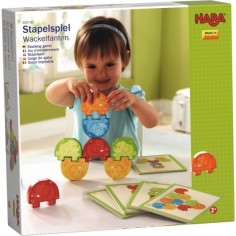 Jeu d'encastrement : Eléphants cascadeurs - Haba