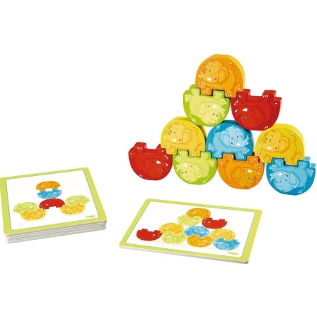Jeu d'Equilibre - Eléphants Cascadeurs - Jeux enfants - Haba